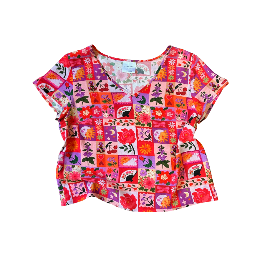The Easy V Blouse