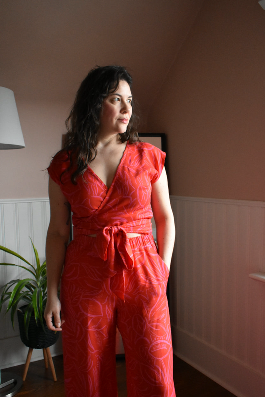 The Portia Wrap Jumpsuit