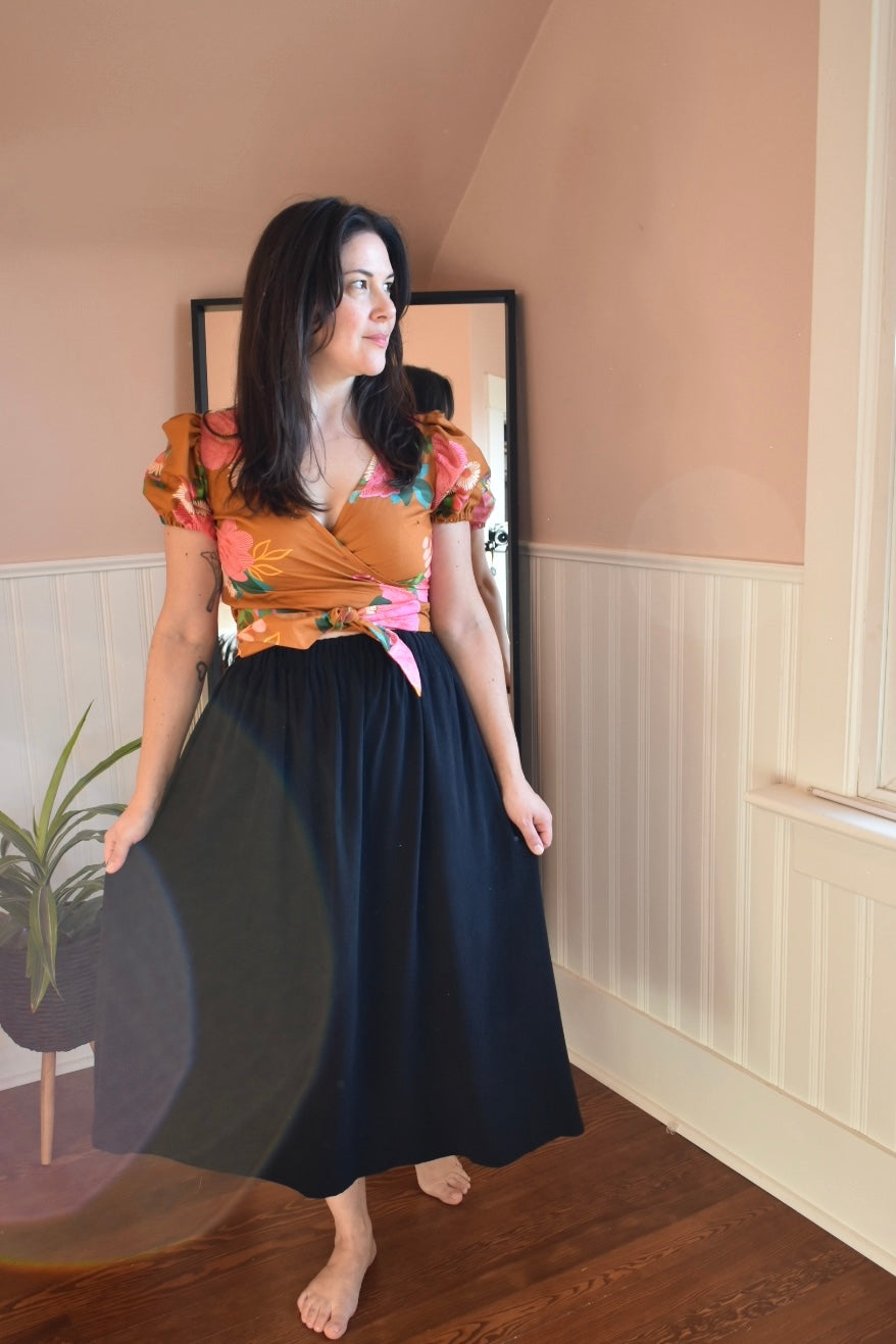 The Sand Dunes Wrap Blouse