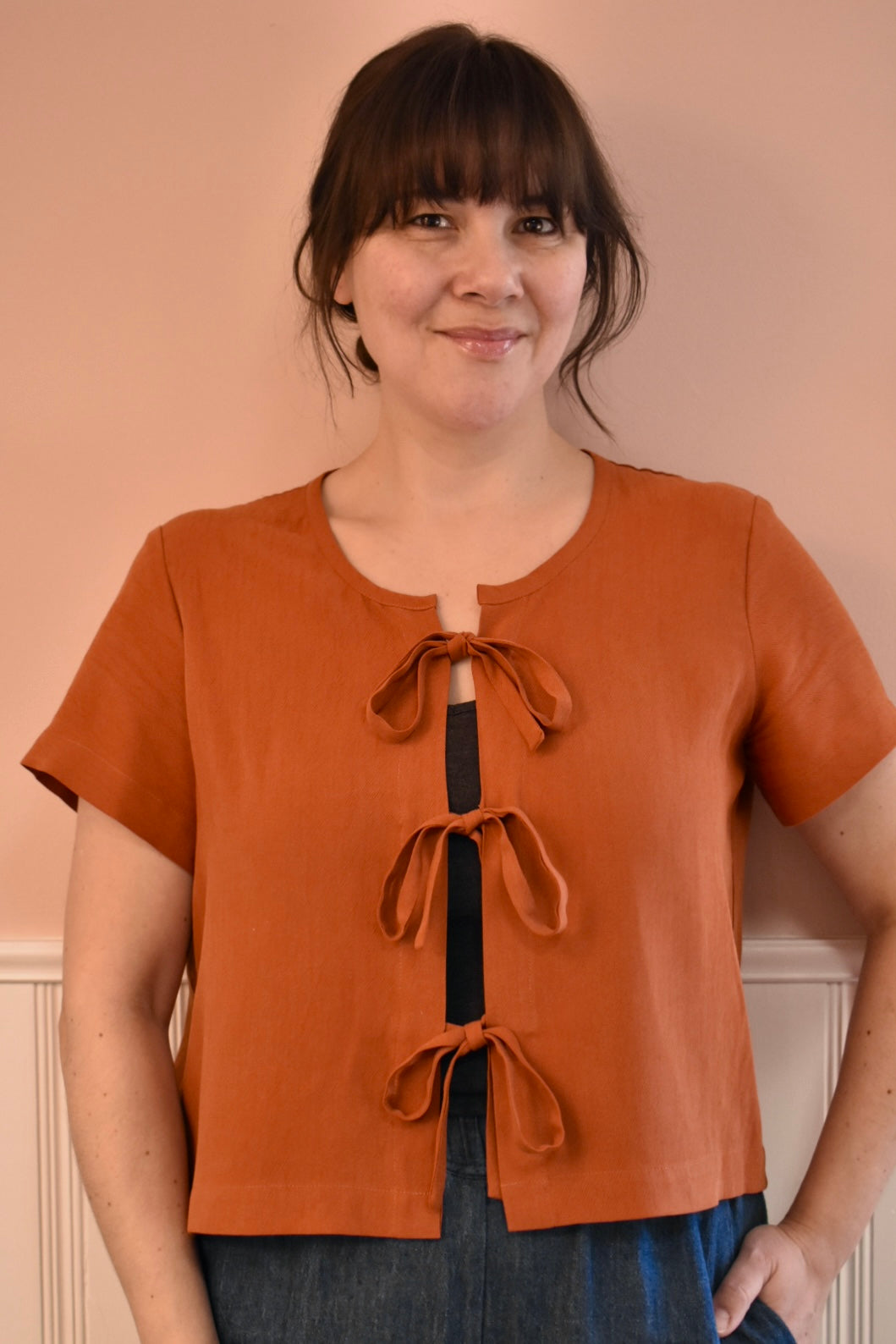 The Daphne Bow Blouse - Made to Order