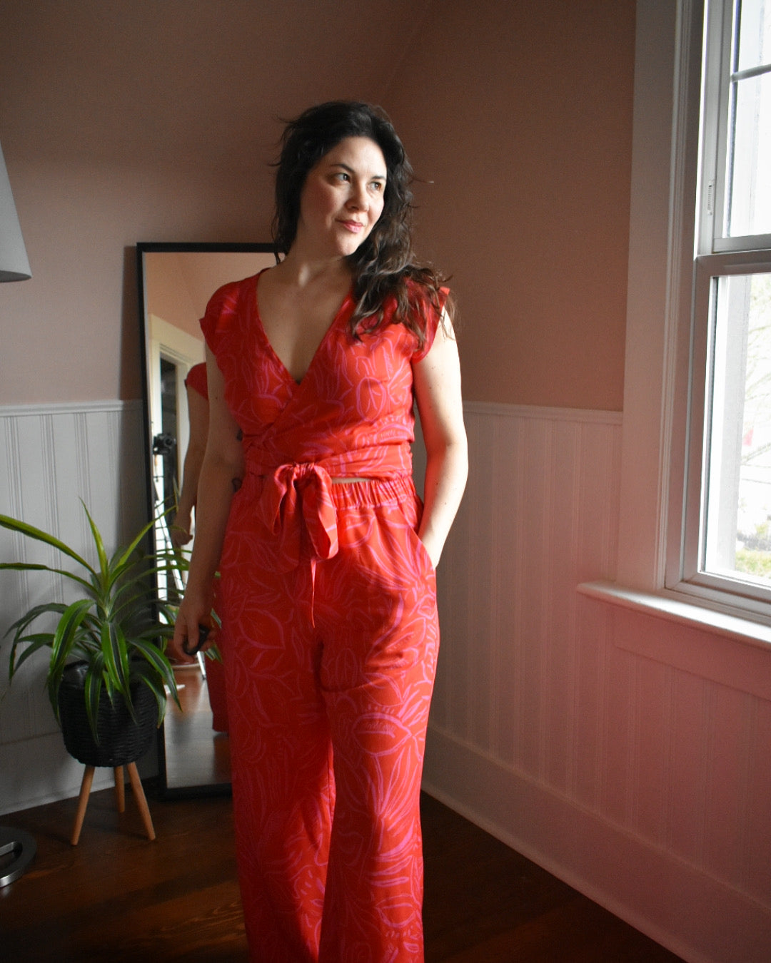 The Portia Wrap Jumpsuit