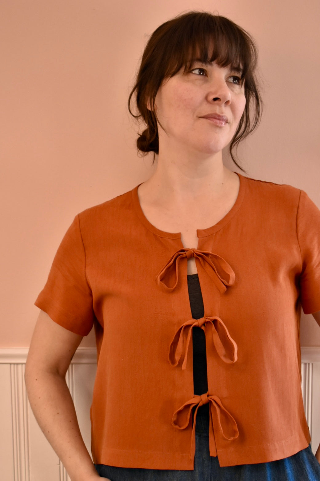 The Daphne Bow Blouse - Made to Order