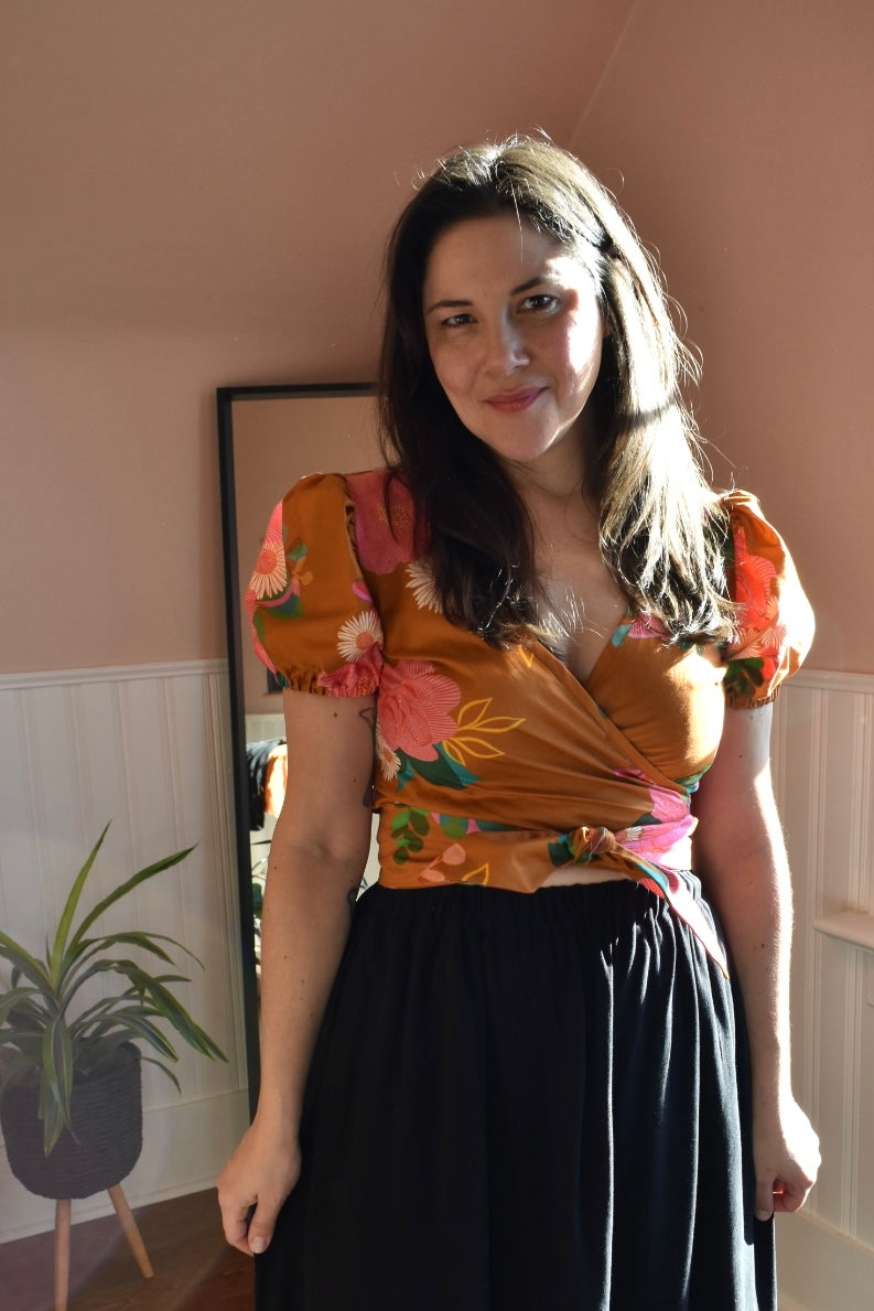 The Sand Dunes Wrap Blouse