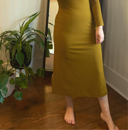 Rib Knit Tank Dress - Made to Order