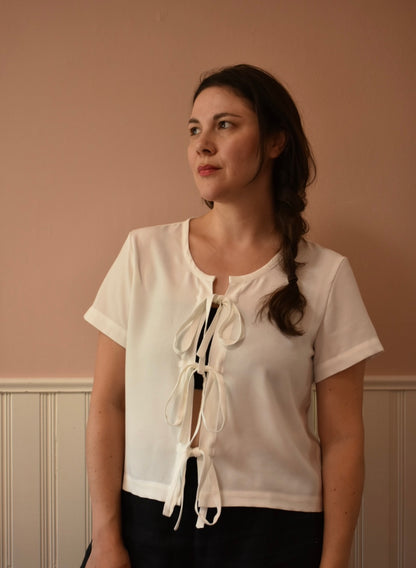 The Daphne Bow Blouse - Made to Order