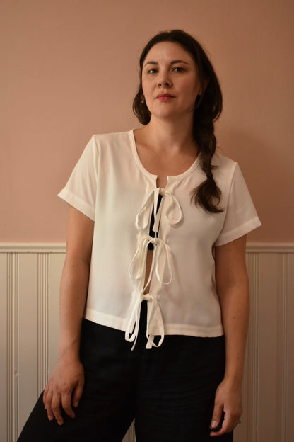 The Daphne Bow Blouse - Made to Order